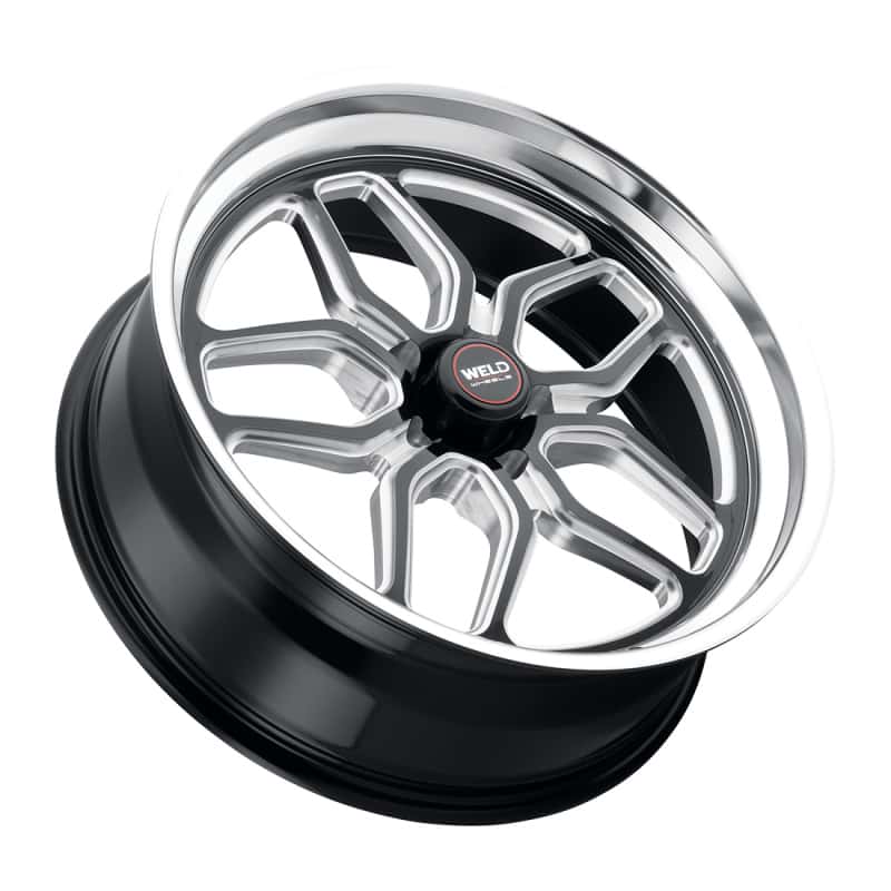 Weld — Weld S107 22X8.5 Laguna 5X120.7 ET06 BS5.00 Gloss Black MIL Dia 78.1 - view 2