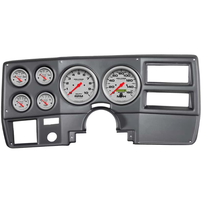 AutoMeter — Autometer Ultra-Lite 73-83 Chevy Truck/Suburban Dash Kit 6pc Tach / MPH / Fuel / Oil / WTMP / Volt
GA KT CHV TRK 73-83U - view 1