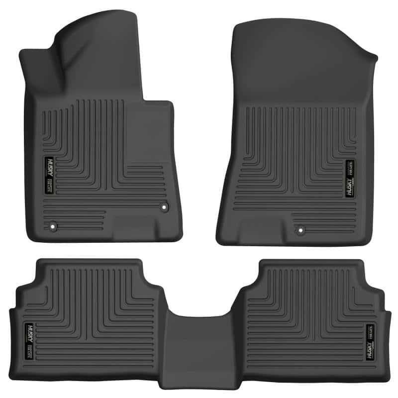 Husky Liners — Husky Liners 20-21 Hyundai Sonata / 2021 Kia K5 Weatherbeater Front & 2nd Seat Floor Liners - Black
Floor Liners - view 1