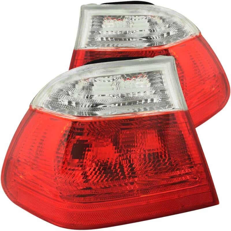 ANZO — ANZO 1999-2001 BMW 3 Series E46 Taillights Red/Clear
TailLightSet - view 2