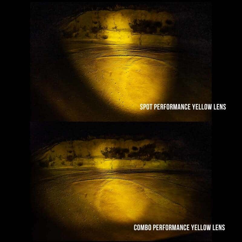 KC HiLiTES — KC HiLiTES FLEX ERA LED Performance Yellow Spot Beam Lens for Light Bars - view 4