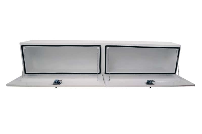 Dee Zee — Dee Zee Universal Tool Box - Specialty 96In Topsider White BT Alum
ToolBxTrkBedSideRail - view 2