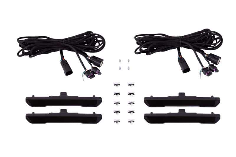Diode Dynamics — Diode Dynamics 20-21 Sierra 2500/3500 HD LED Sequential Sidemarkers Smoked Set - view 1