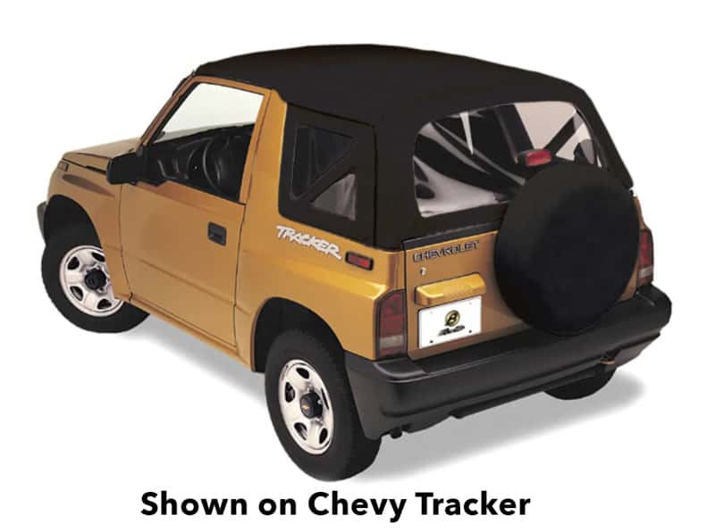 Bestop — Bestop 99-04 Chevy/GMC Tracker Replace A-Top (Black Crush Clear Windows No Door Skins Included)
Replace-A-Top for OE - view 1