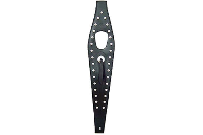 Mustang Motorcycle — Mustang 85-04 Suzuki VZ700/750/800 Intruder, 05-11 Boulevard S50 Tank Bib w/Studs - Black - view 1