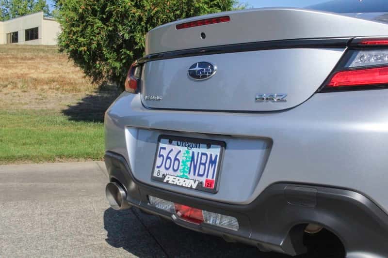 Perrin Performance — PERRIN 22-26 Subaru BRZ / Toyota GR86 Axle Back Exhaust SS (Single Side Exit w/Helmholtz Chamber) - view 25