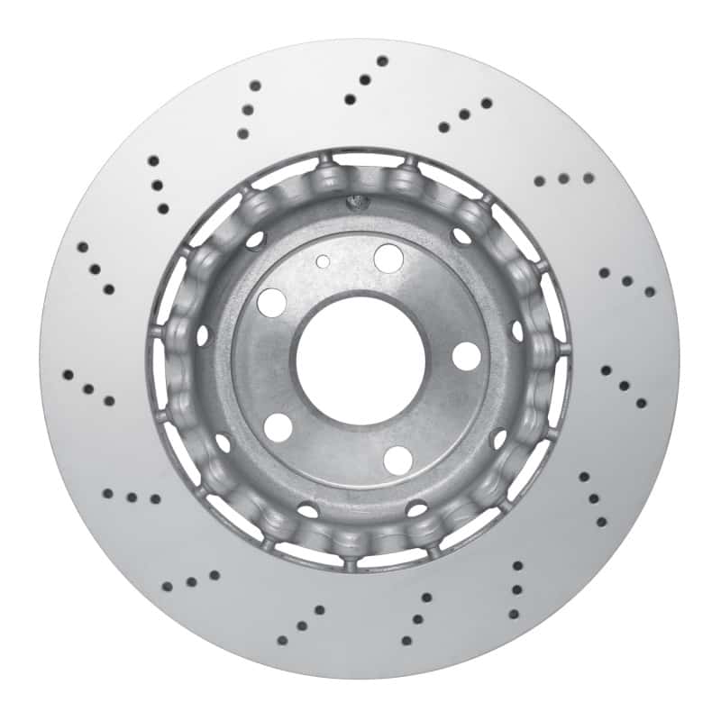 DFC — DFC 07-08 Audi RS4 Right Rear Drilled Hi-Carbon Alloy Geomet Coated Rotor
DFC Brake Rotor - view 5