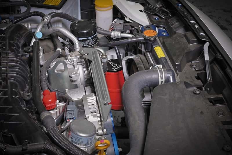 Perrin Performance — PERRIN 02-25 Subaru WRX / 04-21 STI / 13-26 BRZ/GR86/FRS/86 Coolant Overflow Tank - Red - view 10