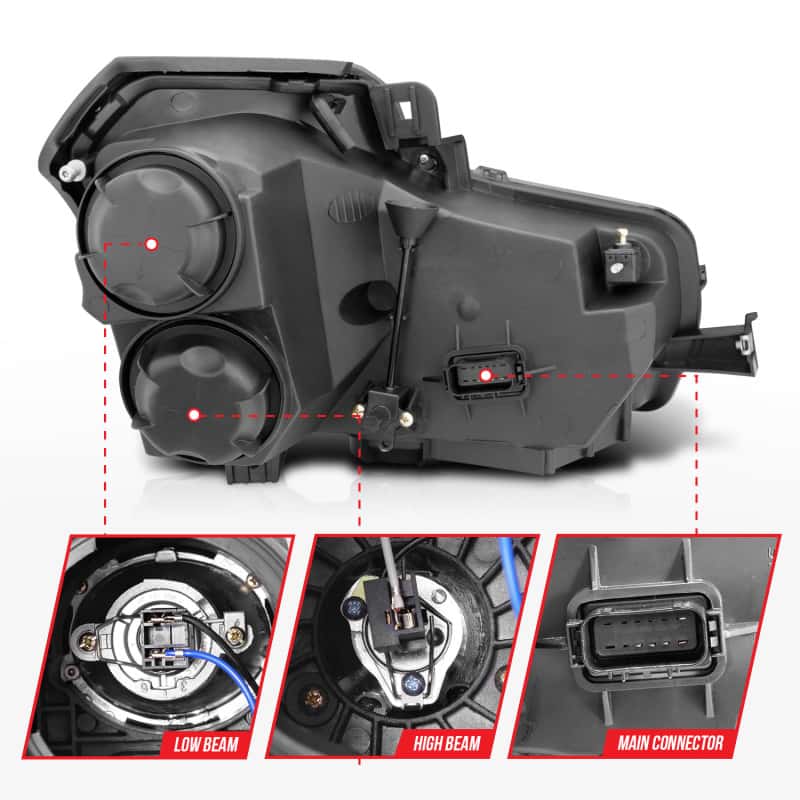 ANZO — ANZO 2003-2007 Cadillac CTS Projector Headlights w/ Halo Black (CCFL)
Head Light Set
HdLtSet - view 12