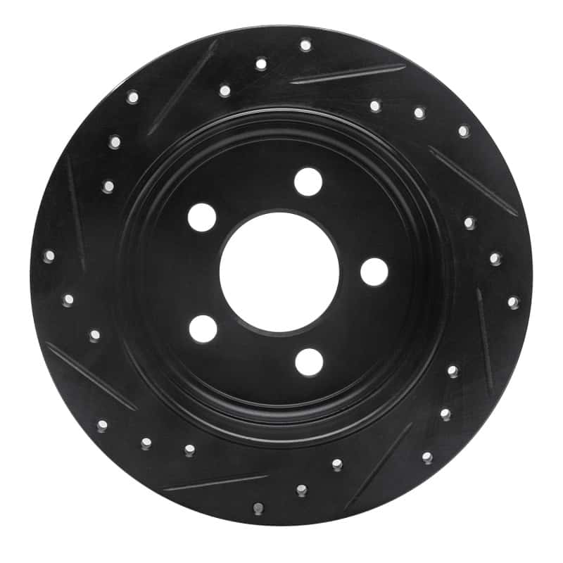 R1 Concepts — R1 03-07 Jeep TJ (Canada - See Wrangler for US) Rear Right Drilled & Slotted Black Brake Rotor
R1 Brake Rotor Drill - view 5
