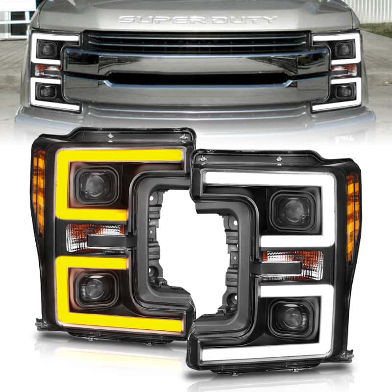 ANZO — ANZO LED Headlights 17-18 Ford F-250 Super Duty Plank-Style L.E.D. Headlight Black (Pair)
FORD F250/ F350/ F450 17 UP PROJECTOR PLANK STYLE SWITCHBACK HEADLIGHT BLACK
Head Light Set
HdLtSet - view 11