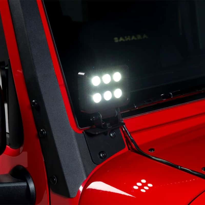 Putco — Putco 07-18 Jeep Wrangler JK - Qty 2 Luminix 4in Blocks w/ Window brackets Luminix Jeep LED Kits
LED Light Bar - view 2