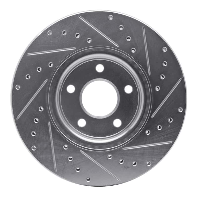 R1 Concepts — R1 04-19 Ford Escape Front Left Drilled & Slotted Silver Brake Rotor
R1 Brake Rotor Drill - view 5