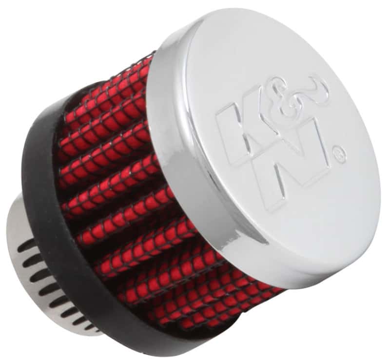 K&N Engineering — K&N Rubber Base Crankcase Vent Filter - 0.55in Flange ID 1.375in OD 1.125in Height
Vent Air Filter/Brea
Vent Air Filter - view 1