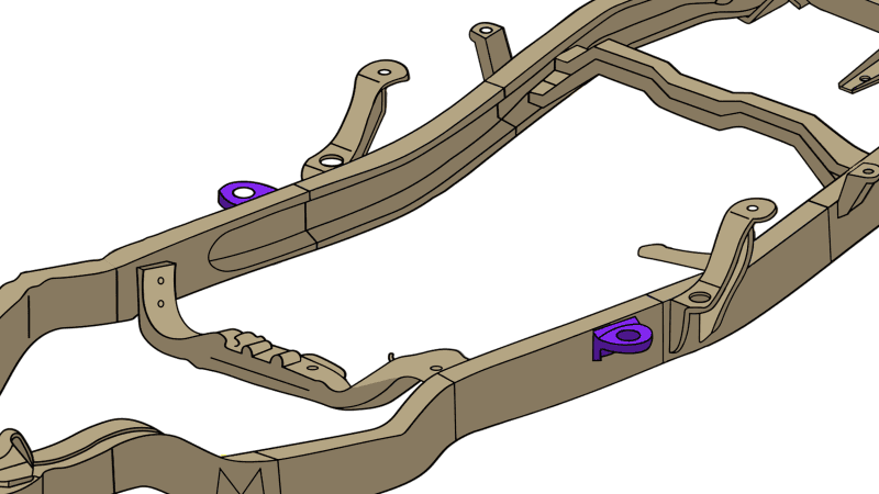 RustBuster — Rust Buster 1994-2004 Chevy S10 & GMC Sonoma Center Cab Mount - view 6