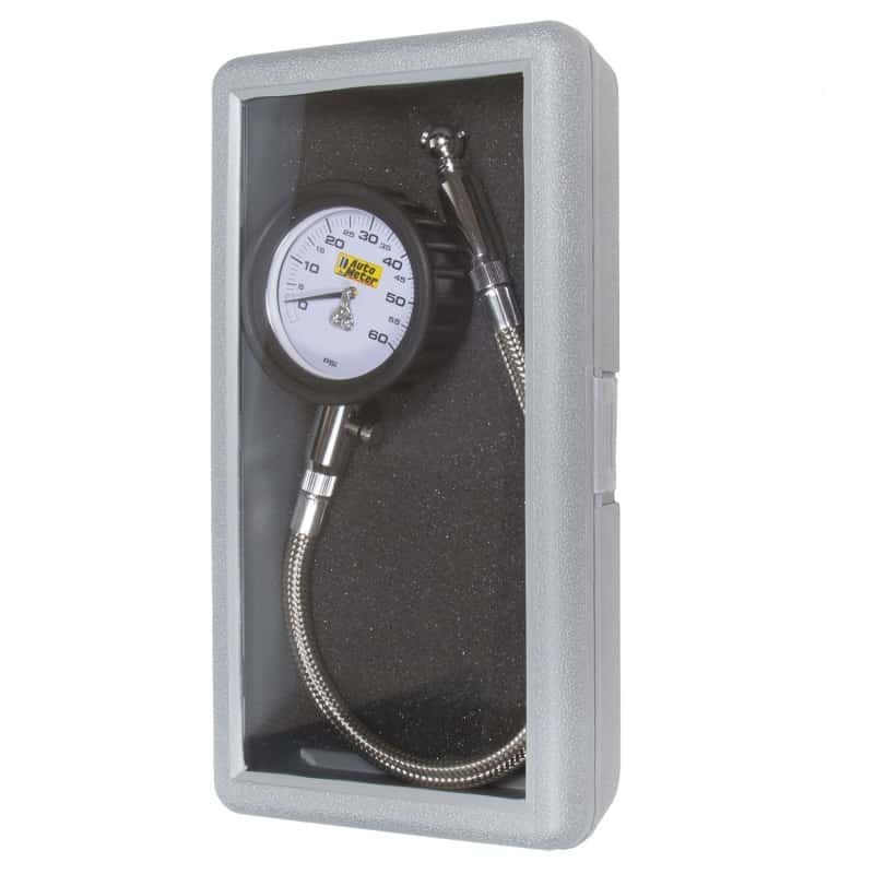 AutoMeter — Autometer NASCAR Performance 60PSI Lo-Pressure Tire Pressure Gauge
Ga Tire Press 60psi - view 5