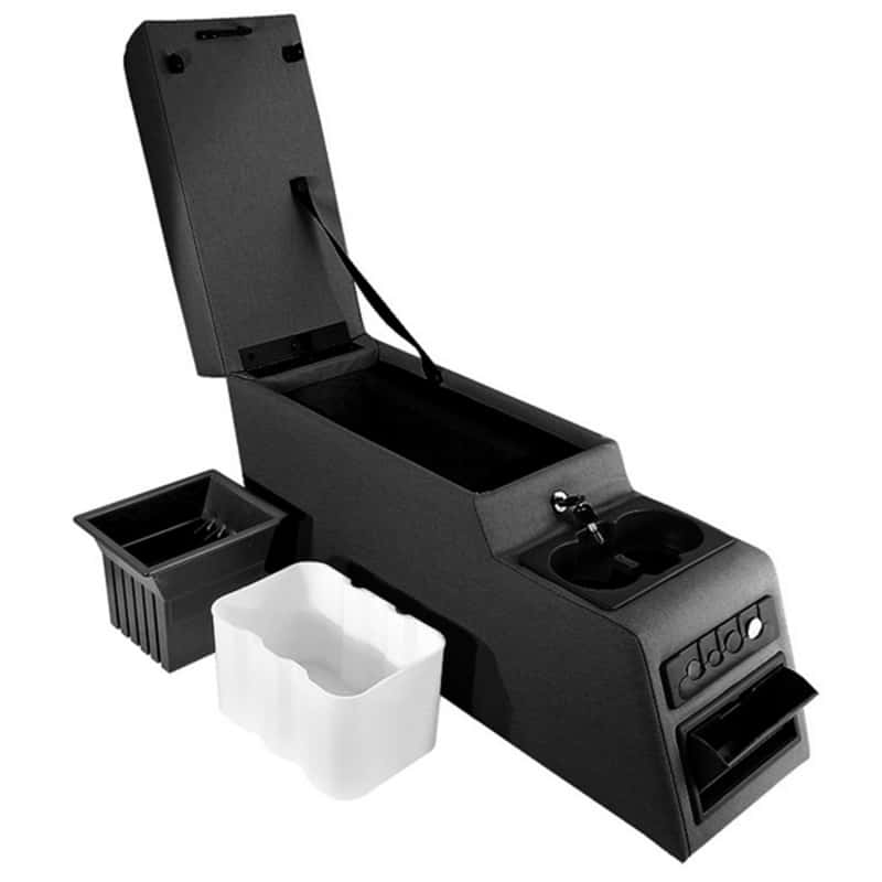 Rugged Ridge — Rugged Ridge Ultimate Locking Console Black Denim 76-95 Jeep CJ&Wrangl
OFFROAD_INTERIOR
Center Console - view 1