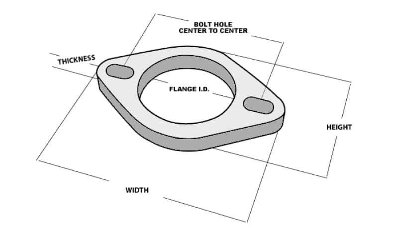 Vibrant — Vibrant 2-Bolt T304 SS Exhaust Flange (3in I.D.)
3"ID2-BoltExhFlange
3"ID2BoltExhFlange - view 3
