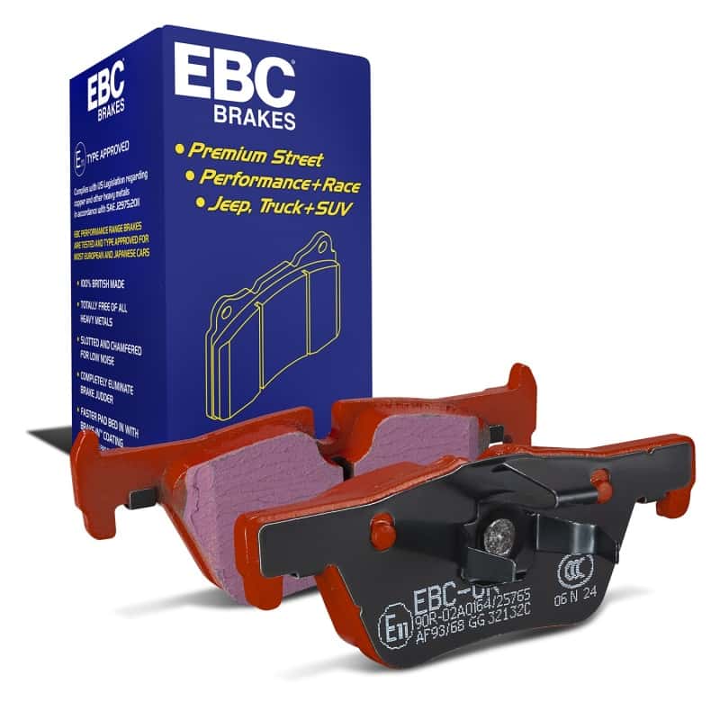 EBC — EBC 14+ BMW 228 Coupe 2.0 Turbo ATE calipers Redstuff Rear Brake Pads
Disc Brake Pad - view 2