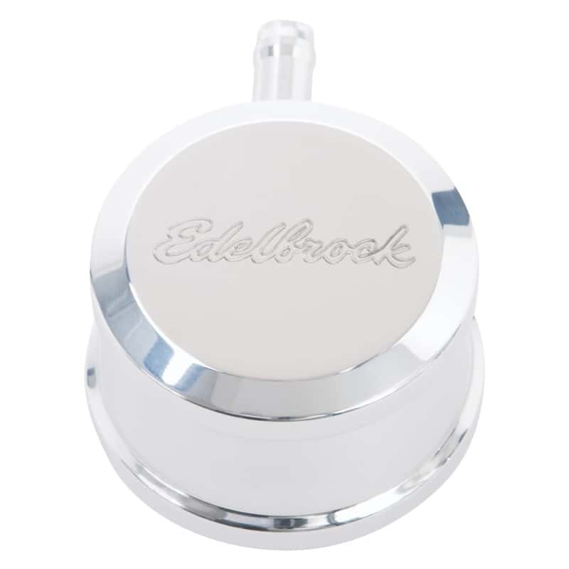 Edelbrock — Edelbrock PCV for Valve Cover Aluminum Round Push In w/ 90-Degree Port Breather Look w/ Etched Logo
KIT PARTS - view 1