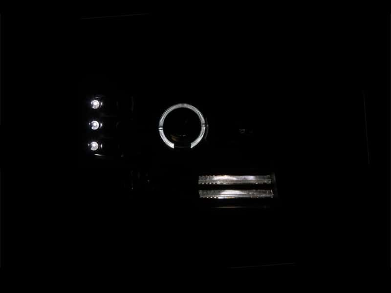ANZO — ANZO 1992-1996 Ford F-150 Projector Headlights w/ Halo Black w/ Side Markers and Parking Lights
Head Light Set
HdLtSet - view 4