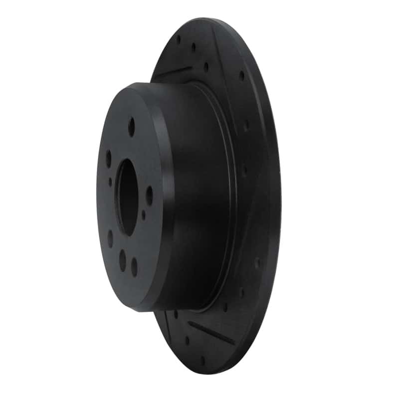 R1 Concepts — R1 92-03 Lexus ES300 Rear Right Drilled & Slotted Black Brake Rotor
R1 Brake Rotor Drill - view 2