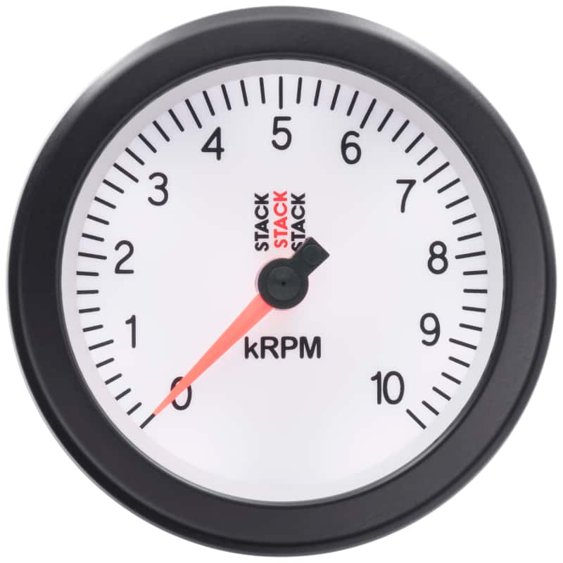 AutoMeter — Autometer Stack Sport 88mm 0-10K RPM Tachometer - White
TACH SPORT WT 10KRPM - view 4