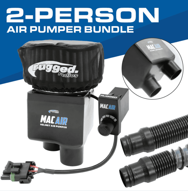 Rugged Radios — Rugged Radios MAC Air 2-Person Helmet Air Pumper (Bundle) - view 1
