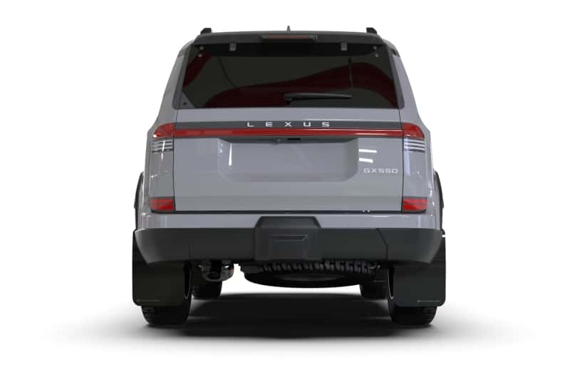 Rally Armor — Rally Armor 24-25 Lexus GX 550 Luxury Black UR Mud Flap - Silver Logo - view 3