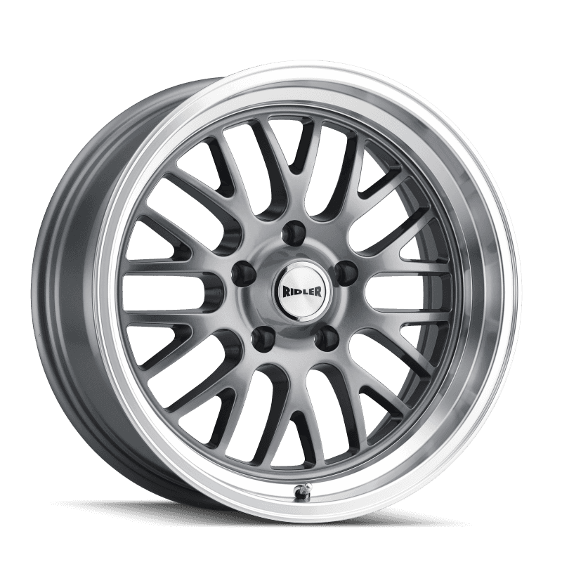 Ridler Wheels — Ridler 607 20x10 / 5x127 BP / 0mm Offset / 83.82mm Hub Gloss Grey Machined Wheel
RIDLER 607 - view 1