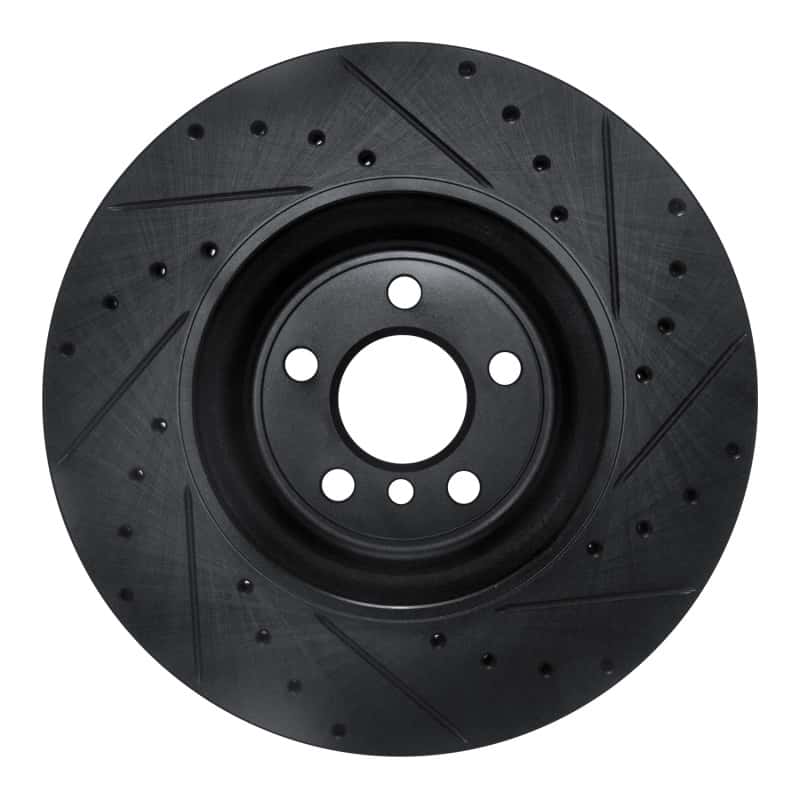 R1 Concepts — R1 16-25 BMW 430I Rear Left Drilled & Slotted Black Brake Rotor
R1 Brake Rotor Drill - view 5
