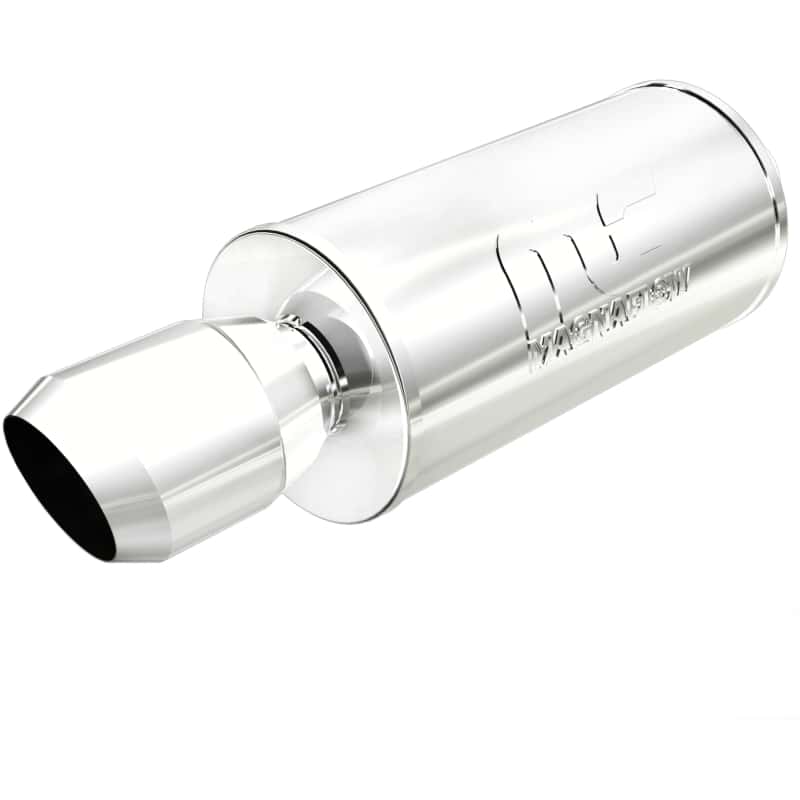 Magnaflow — MagnaFlow Muffler W/Tip Mag SS 14X7X7 2.25/4.
Straight Through - view 32