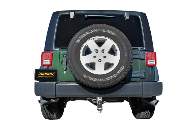 Gibson — Gibson 07-17 Jeep Wrangler JK Sport 3.8L 2.5in Cat-Back Dual Extreme Exhaust - Black Elite (Ceramic)
Truck/Suv - view 2