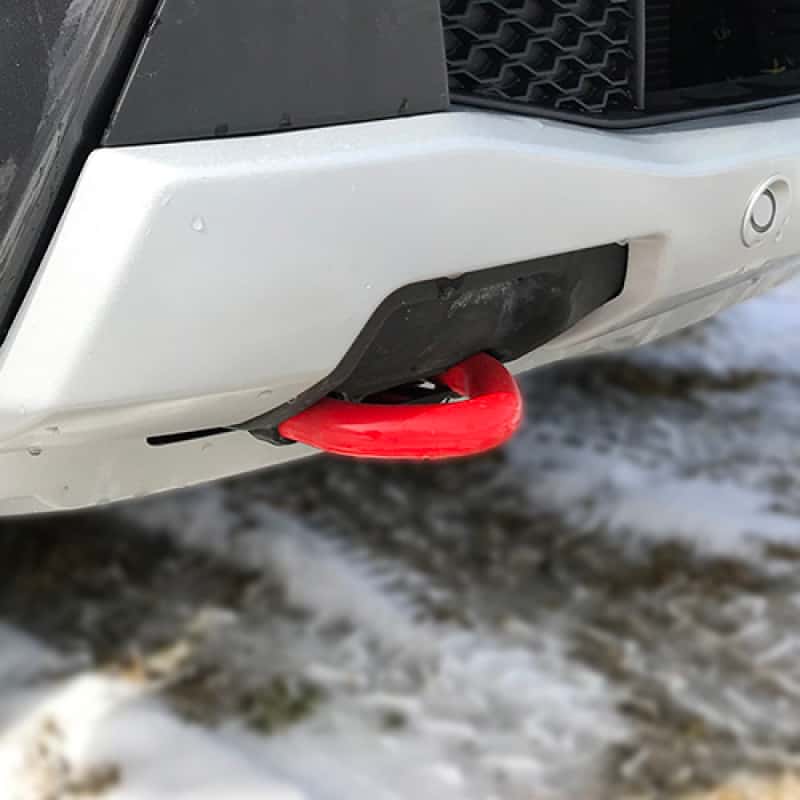 Ford Racing — Ford Racing 2019 Ford Ranger Front Tow Hooks - Pair - Red - view 1