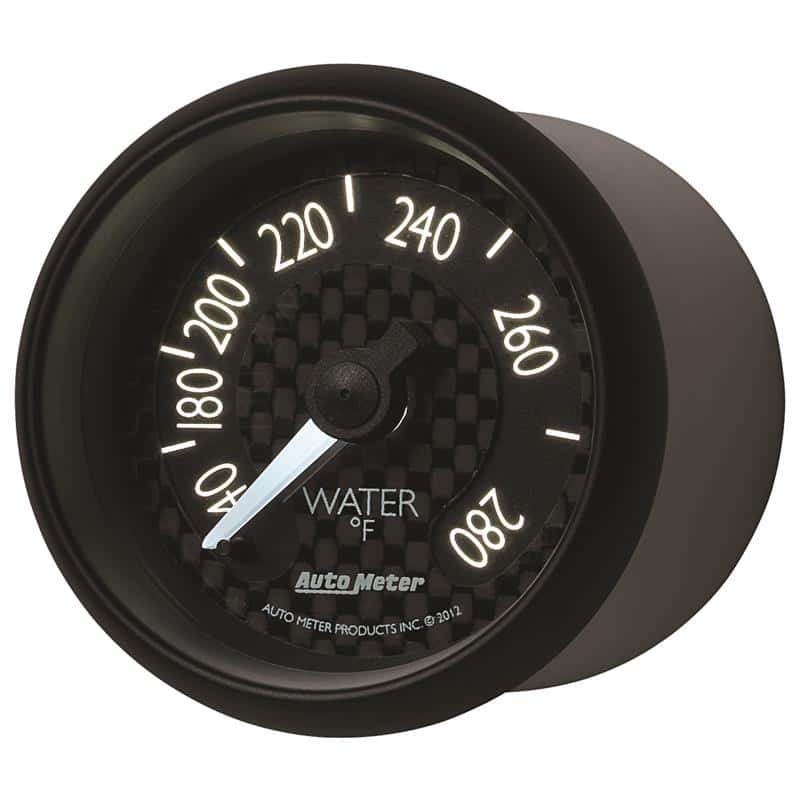AutoMeter — Autometer GT Series 52mm Mechanical 140-280 Deg F Water Temperature Gauge
2-1/16" WATER TEMP, - view 4