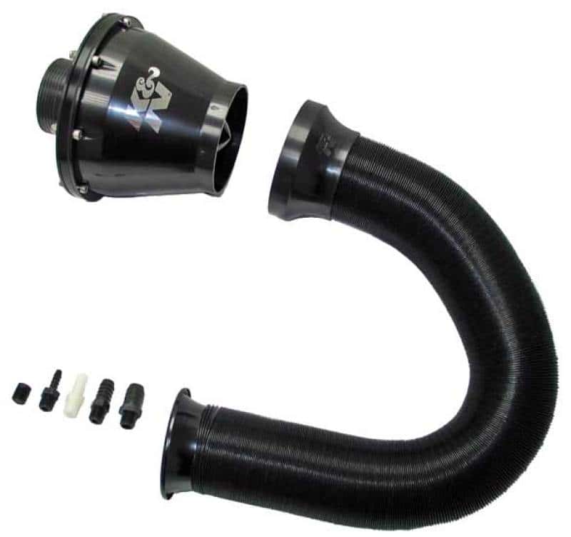 K&N Engineering — K&N Universal Apollo Black Cold Air Intake - 70mm OD FLG PP
Universal Air Intake - view 1