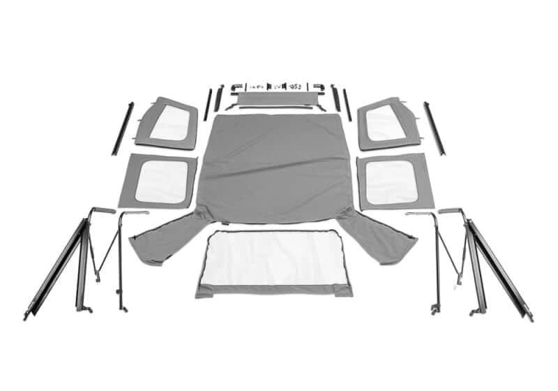 Rampage — Rampage 1976-1983 Jeep CJ5 Complete Top - Grey Denim
Complete Soft Top Kt
Top-Soft - view 2