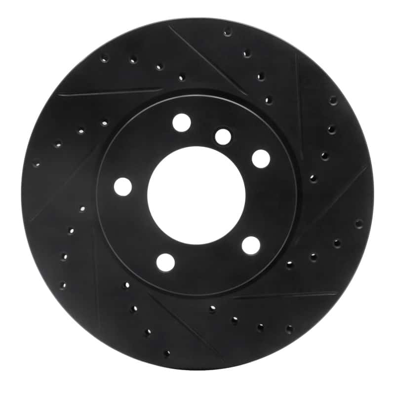 R1 Concepts — R1 06-13 BMW 325I (USA/Canada) Front Right Drilled & Slotted Black Brake Rotor
R1 Brake Rotor Drill - view 1