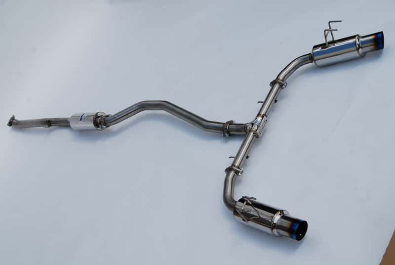 Invidia — Invidia 2022+ Honda Civic Si (1.5T) 70mm N1 Cat Back Exhaust - Burnt TI Tips - view 5