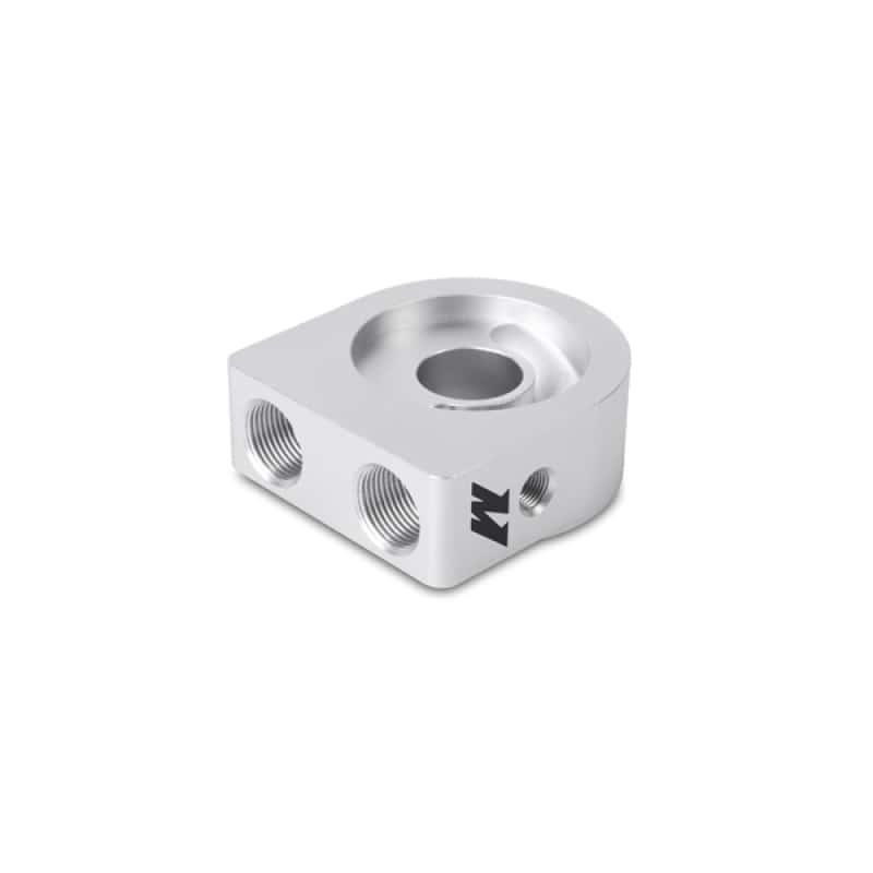 Mishimoto — Mishimoto Silver M20 Oil Sandwich Plate
Oil Cooler Adapter - view 1