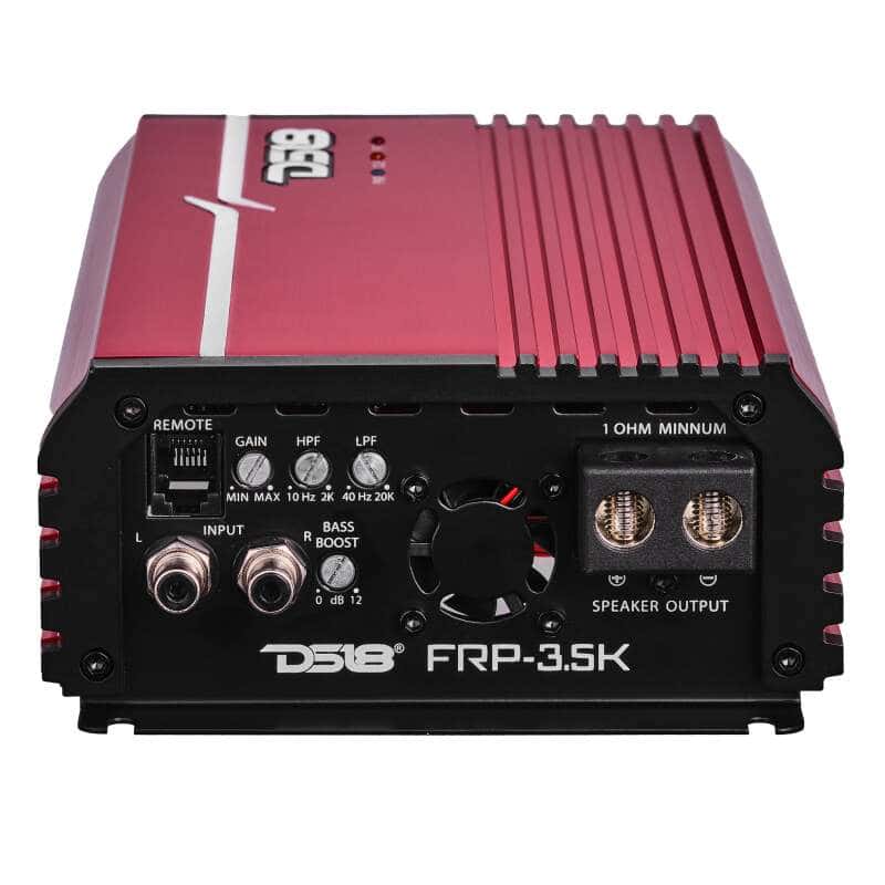 DS18 — DS18 1-Channel Amp Class D Full-Range Monoblock 3500 Watts RMS/1ohm Red - view 4