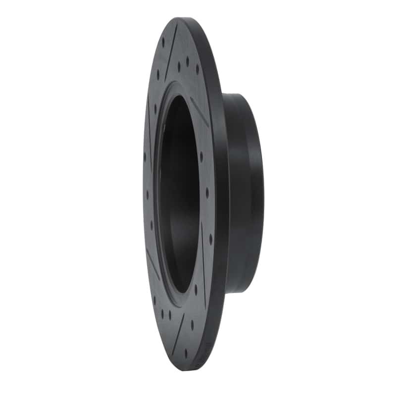R1 Concepts — R1 99-05 Audi A6 Quattro Rear Right Drilled & Slotted Black Brake Rotor
R1 Brake Rotor Drill - view 4
