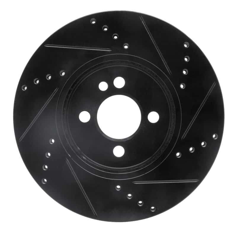 R1 Concepts — R1 07-15 Mini Cooper (Excl Clubman) Front Left Drilled & Slotted Black Brake Rotor
R1 Brake Rotor Drill - view 5