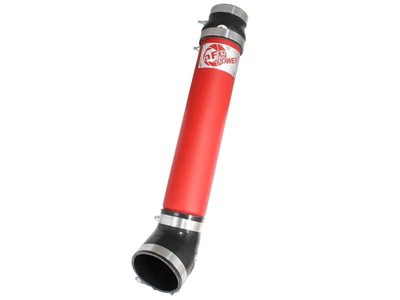 aFe — aFe Bladerunner Intercooler Tube Cold Side 3.5in 94-02 Dodge Trucks 5.9L - Red
Cold Charge Pipe - view 1