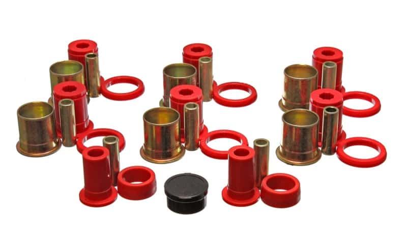 Energy Suspension — Energy Suspension GM Control Arm W/Thrust Washer - Red
CntrlArmBshngKt - view 1