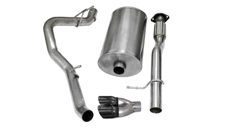 CORSA Performance — Corsa 2007-2009 Chevrolet Avalanche 6.0L V8 3in Cat-Back Single Side w Twin 4in Black Pro-SeriesTips
Exhaust - view 1