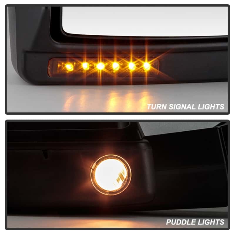 SPYDER — xTune Ford F150 07-14 Power Heated Amber LED Signal Telescoping Mirror Left MIR-FF15007S-PWH-AM-L
Door Mirror Set - view 9