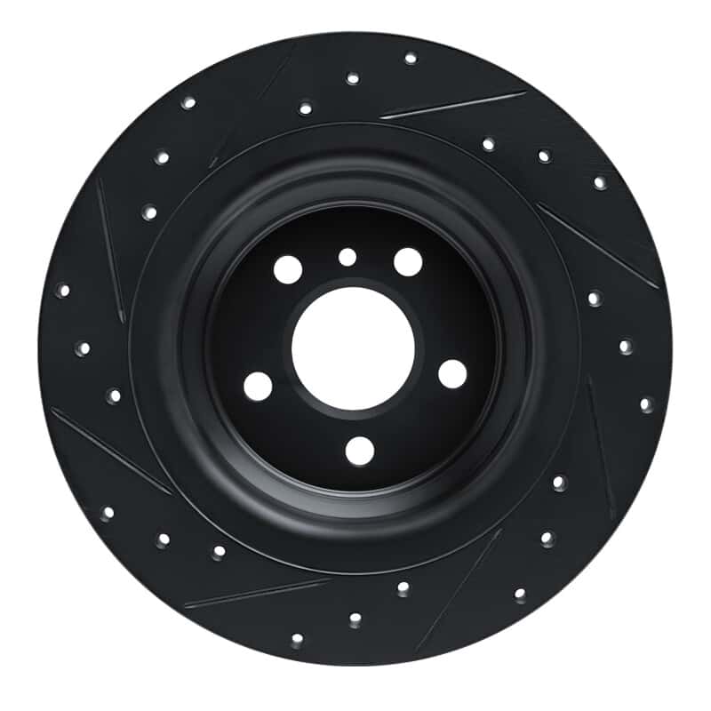 R1 Concepts — R1 12-18 Mercedes-Benz GLE350 Rear Right Drilled & Slotted Black Brake Rotor
R1 Brake Rotor Drill - view 5