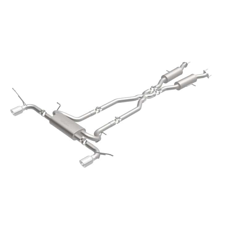 Magnaflow — MagnaFlow Cat-Back SS 2.5in Dual Split Rear 4in Black Tip 11-16 Jeep Grand Cherokee 5.7L V8/3.6L V6
Cat-Back - view 4