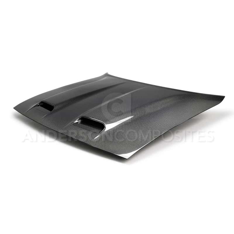 Anderson Composites — Anderson Composites 2019 Dodge Challenger Hellcat/Redeye Type-RE Style Hood - view 3